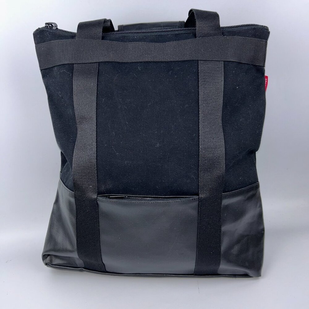 Reisenthel Daypack Backpack Black laptop 18 L Waterproof Coated Canvas 15"x17"